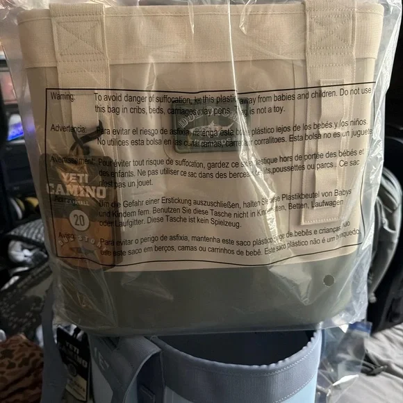 YETI Tan Duffel Carryall with Reinforced Handles